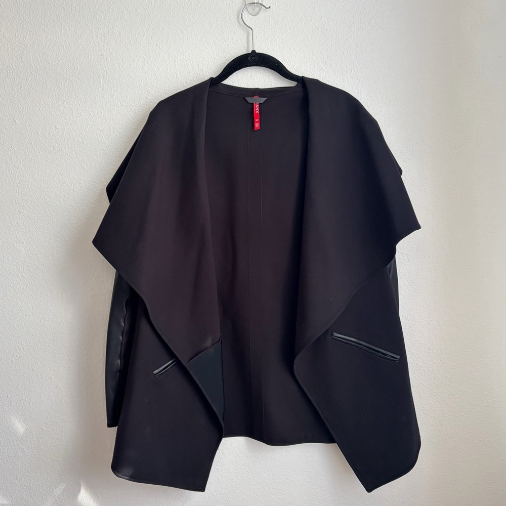 SPANX Black Women's faux leather jacket